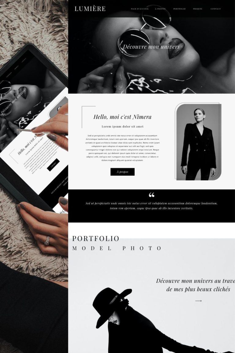 site web photographe